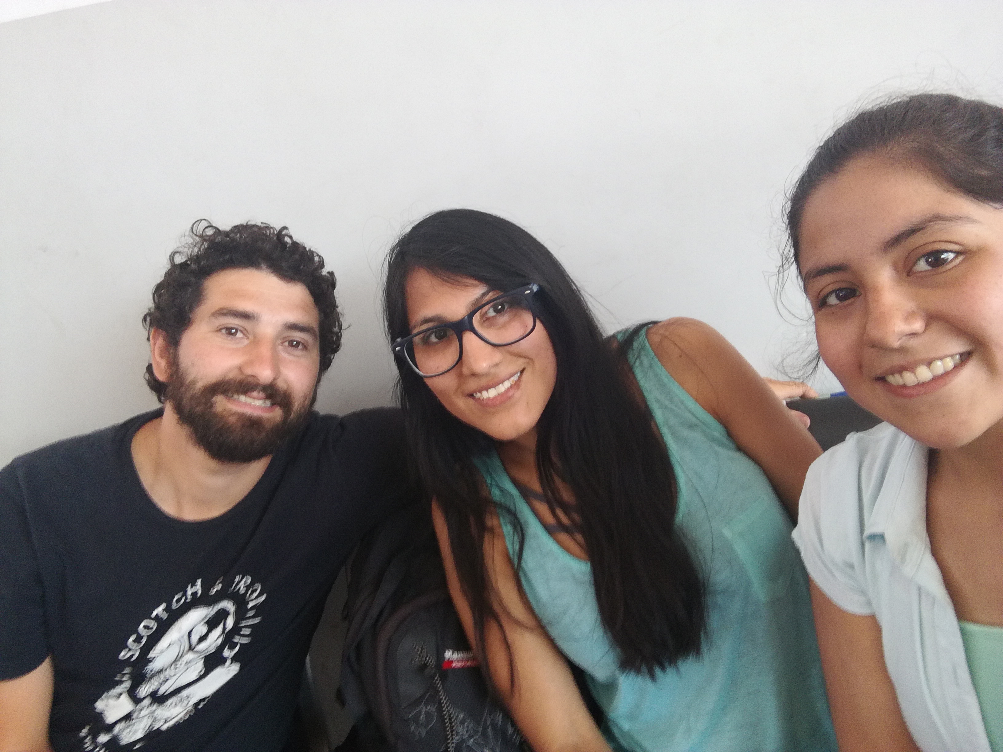 Fotos en la entrevista